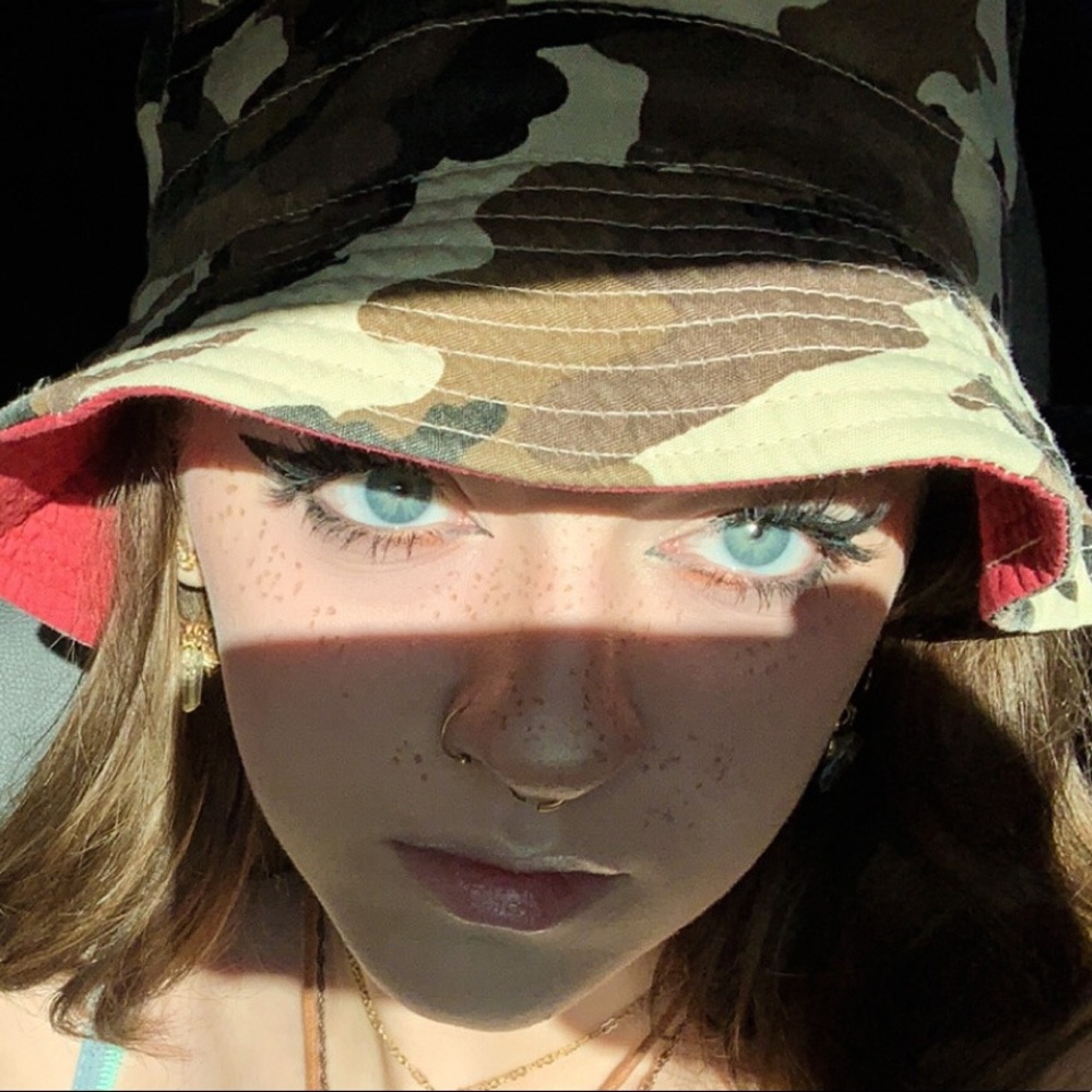 Reversible Camo/ Pink Bucket Hat